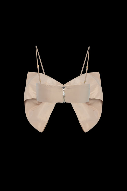 Top Bowtie Beige