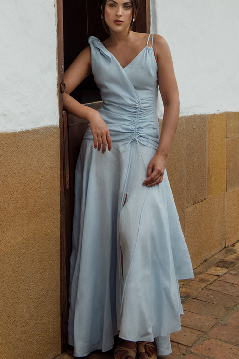 Vestido Marea Azul Bebe