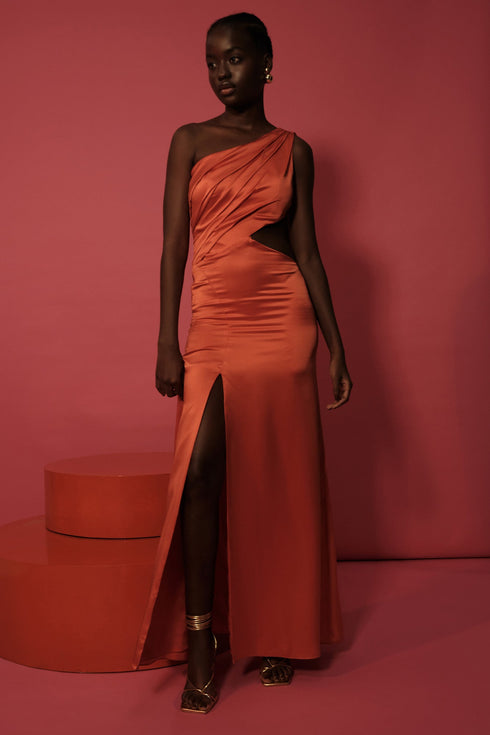 Vestido Azalea Aperol Naranja