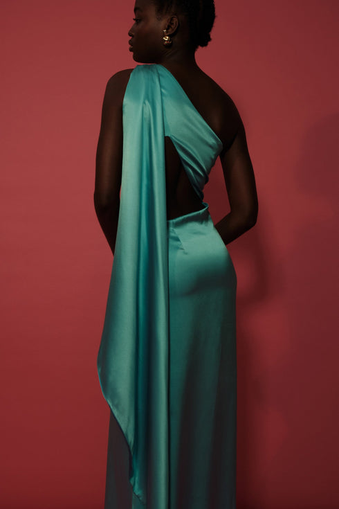 Vestido Azalea Azul Acqua