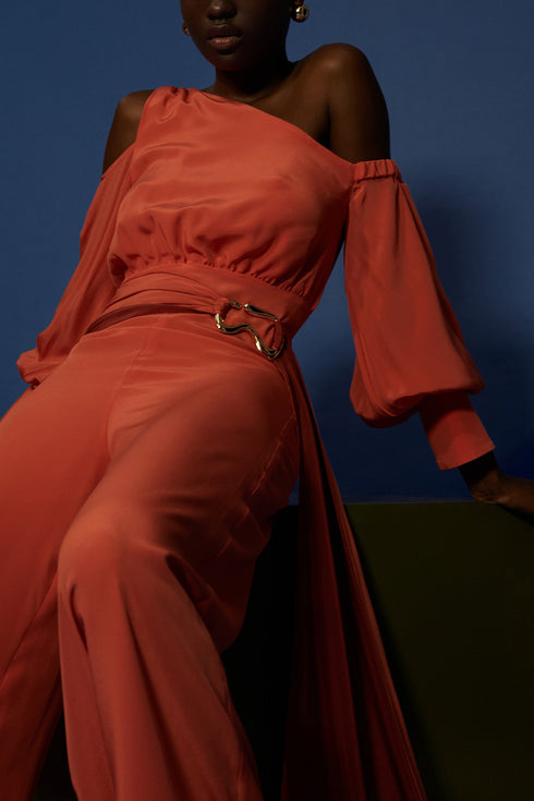 Enterizo Cosmo Naranja Aperol