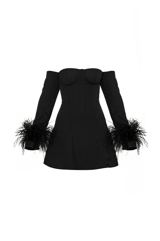 Anniversary Mini Vestido Negro