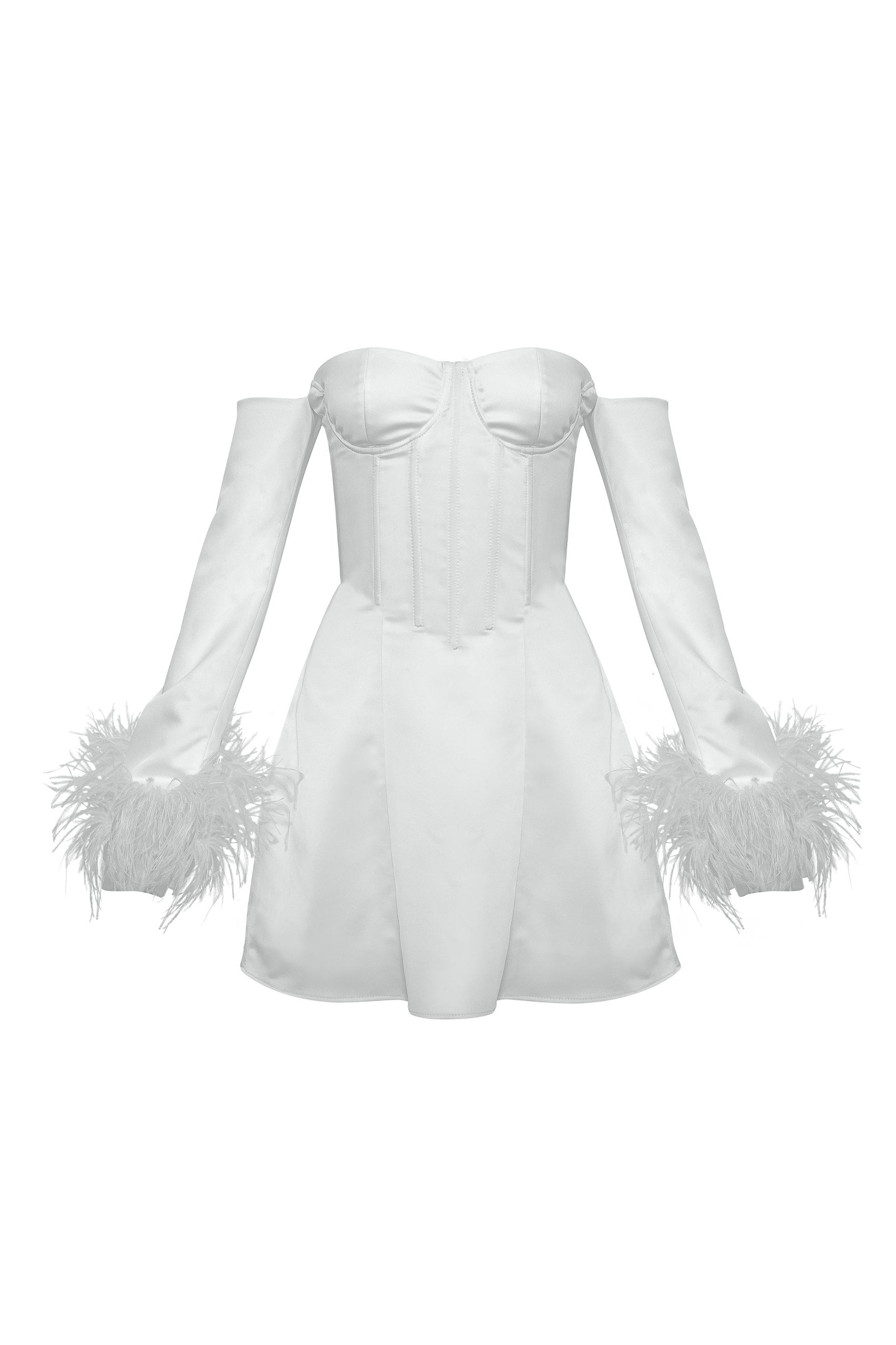 Anniversary Mini Dress Blanco